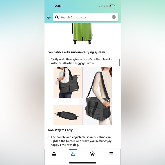 Dog Travel Bag - Picture 14 of 16